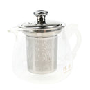 14oz Heat Resistant Glass Teapot Flower Kettle Coffee Tea Pot Drinkware
