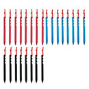 10Pcs Aluminum Alloy Tent Pegs Nails With Rope Lightweight Outdoor Camping