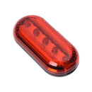 Waterproof Cycling Bike Bicycle Safety Rear Tail Light Lamp 5 LED Red