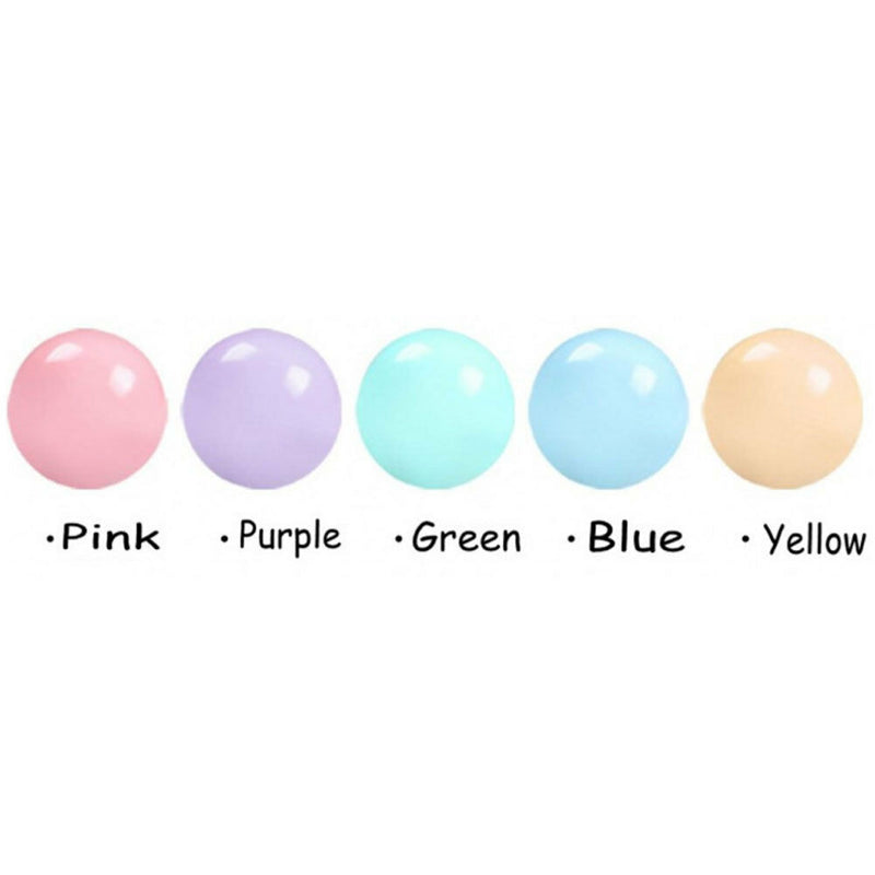 10x Soft Plastic Ocean Balls Swimming PIt Pool Game Baby Kid Children Fun Toys