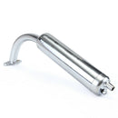 Chrome Muffler Exhaust Pipe 2-Stroke Motorized Bicycle Bike 49cc 60cc 66cc 80 BX