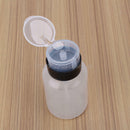 Mini Empty Nail Arts Pump Dispenser Acetone Polish Remover Alcohol Liquid Bottle