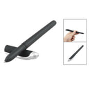 Black Plastic Auto Vanishing Magic Disappearing Blue Ink Ball Point Pen V6J3