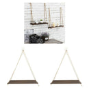 2pcs Wall Mounted Shelves Hanging Shelves Organiser Bedroom Decoration