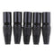 5pcs XLR 3 Pin Microphone Mic Male Audio Cable Plug