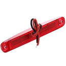 20X 9LED Bus Truck Trailer Side Marker Indicators Lights Red+Amber Waterproof.