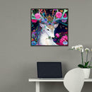 5D DIY Full Drill Diamond Painting Flowers Deer Cross Stitch Embroidery Kit