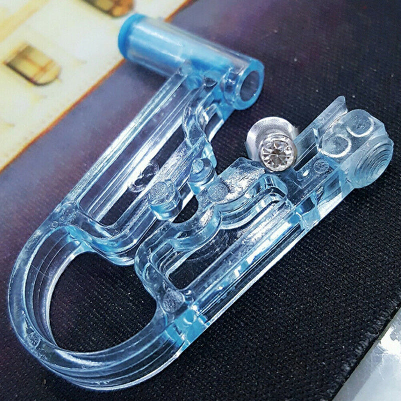 2Pc/Set Disposable Ear Nail Gun Piercing Gun With Ear Stud Disinfection Table SP
