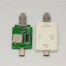 Type-C To Sd/Tf Card Reader Micro-Sd/Usb Three-In-One Phone Card Reader L1X9