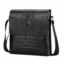 New Men's Alligator Pattern Flap Shoulder Bags For Men Messenger Bag Busine P6X9