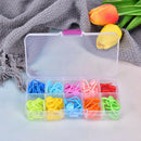 100pcs Mini Knitting Crochet Mix Colors Mini Case Locking Stitch Plastic Mark BX