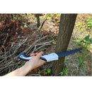 2pack Compact Foldable Pruning Saw Steel Triple Cut Tree Hedge Sawing Trimming