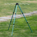 120Cm Telescopic Fishing Triple-cornered Bracket Aluminum Alloy Fishing Rod