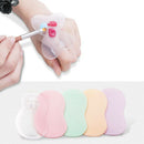 nail art painting s shape silicone mixing palette diy manicure tool new  Z