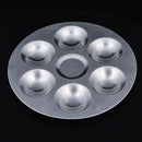 Aluminum Palette 6-Well Round 5.31 Inches V1E2
