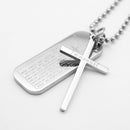 Women's Necklace With Cross Charm Embellishment Pendant - Gift Fashion