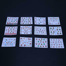 12pcs/Set Nail Art Stickers Christmas-Pattern Nail Stickers(1153-1164)