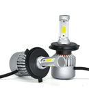 2x S2 H4 5600Lm Cob Car Led Headlight Bulbs Fog Lamp 6500K B3P2