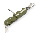 4 in 1 Outdoor Tableware (Fork/Spoon//Bottle Opener) Camping Utensils