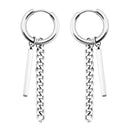 Stainless Steel Hip Hop Long Link Chain Dangle