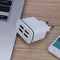 USB Charger 4USB Lighten 3A Multi-Head Travel Convenient Charger