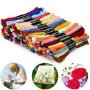 Cross Stitch  Blocking With Needle Embroidery Floss Set Smooth 124 Skeins