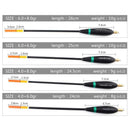 New 4pcs Bottom Fishing Floats 225cm265cm Length Hard Tailastic Fishing Float
