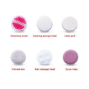 6-In-1 Electric Face Wash Brush, Multi-Function Waterproof Face Cleansing I