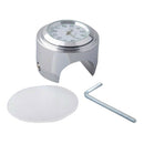 1Pcs 7/8" Waterproof Motorcycle Handlebar Clock Watch Aluminum Luminous White