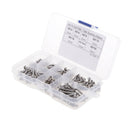 230 Pieces M3 Stainless Steel Button Head Hex Socket Screw & Hex Nuts Kit
