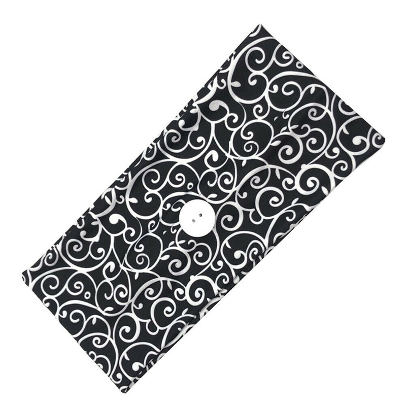 5pcs/set Moisture Wicking Outdoor Sports Soft Wide Women Headbands Hair Bands