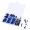 158 Pcs Motorcycle Metal Complete Fairing Bolt Kit Fastener Clips Screws -Blue