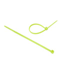100X 2.5mmx100mm Nylon Cable Wire Zip Ties Cord Wrap Strap Color:Green F1Y6