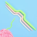 3size absplastic knit cable stitch knitting needles smooth crochet hook craft SP