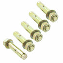 5 Pcs M10 x 70mm Hex Nut Expansion Bolt Sleeve Anchors Tool