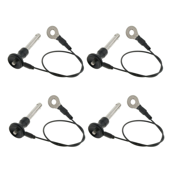 4x Stainless Steel Ball Lock Quick Release Pin Push Button - 8-35mm