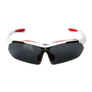 Cycling Glasses Sports Fishing UV400 Sunglasses Goggles with Case White
