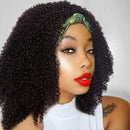Lady Fluffy Curly Wavy Natural Full Hair Wigs Hairpiece With Headband Dail L0Z1