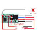 Relay Wireless RF Remote Control Switch Power LED Lamp Controller Micro Recei OZ