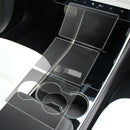 3Pc Car Center Console Protective Film Transparent Film Stickers for Tesla  S6Z5