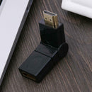 360 Degree Free Rotation HDMI Male to HDMI Female Adapter Cable Connector
