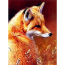Drawing Art Full Round Drill Animal Fox 5D Kit DIY Diamond Painting (LD480) A