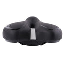 Reflective Shock Absorbing Hollow Bicycle Saddle Mountain Bike Seat(Black)