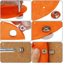 62 Pcs Stainless Steel Canvas to Screw Press Stud Snap Kit Boat Cover New