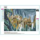5D DIY Full Drill Diamond Painting Castle Mountain Cross Stitch Embroidery