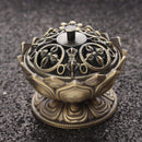 Buddha Incense Burner Lotus Flower Incense Holder Handmade Censer For Buddh L4J6