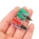 2Pcs/Set Mini Short Stubby Phillips Slotted Screwdriver Multipurpose Tools Kit