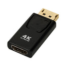 Displayport DP to HDMI Converter 4K Video Audio Adapter for Monitor Projector