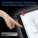 A4 Lamp Pad Ultra-Thin Portable Band Scale LED Copy Board, Adjustable USB C