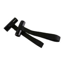 2pc Black Heavy Duty Nylon Webbing Tie Down Loops Hood Trunk For Kayak Canoe